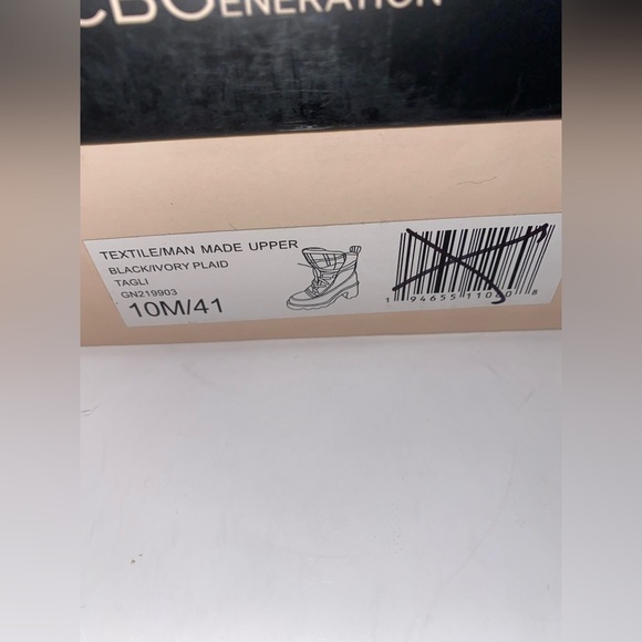 BCBGeneration Faux Fur Chunky Heeled Ankle Boots ‎ Women 10M/41Hiking Trail NEW - Picture 10 of 10